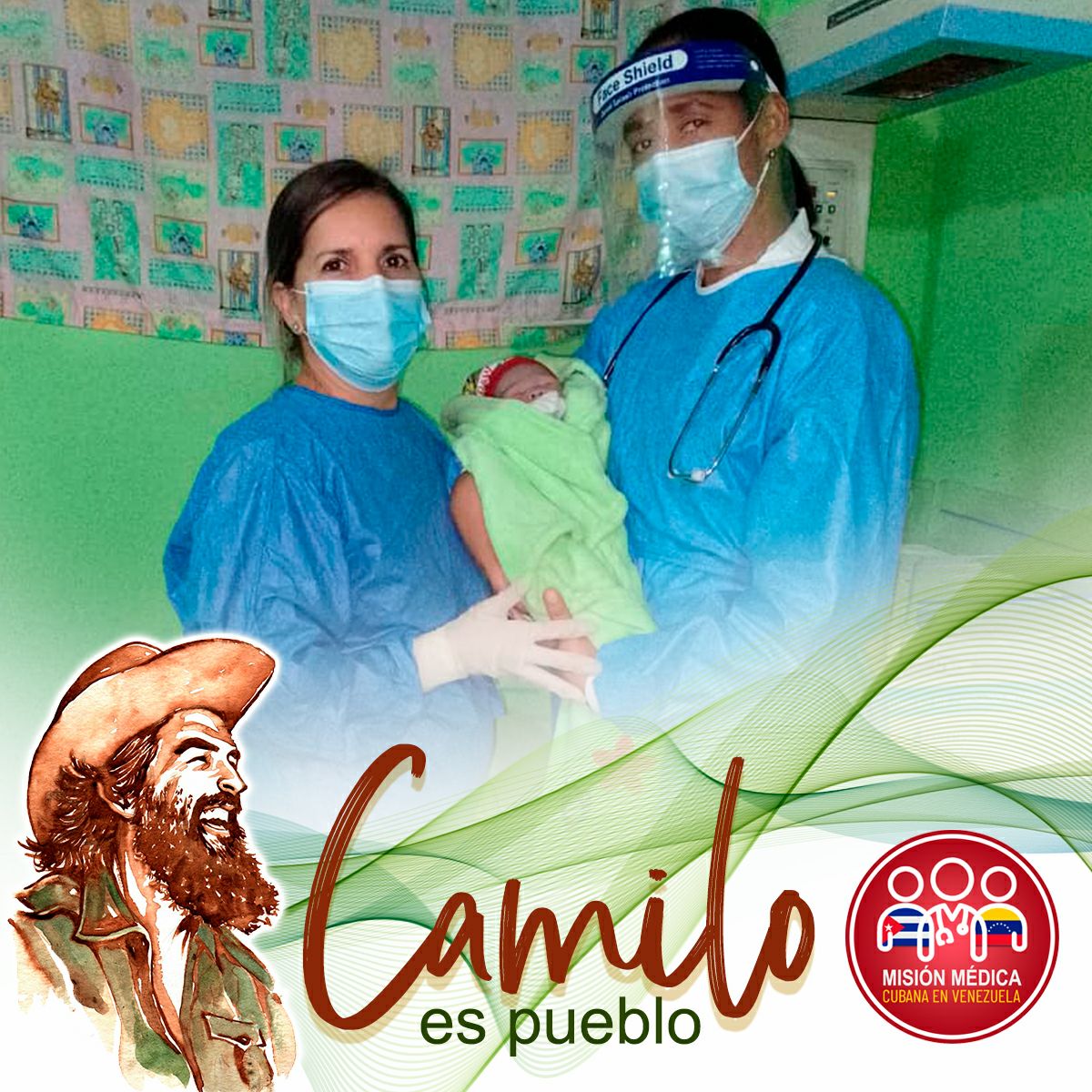 · Revolución es defender valores en los que se cree al precio de cualquier sacrificio. #CamiloVive  #CubaPorLaVida <a href="/cubacooperaven/">Misión Médica Cubana en Venezuela</a> <a href="/MINSAPCuba/">Ministerio de Salud Pública de Cuba</a> <a href="/japortalmiranda/">José Angel Portal Miranda</a>