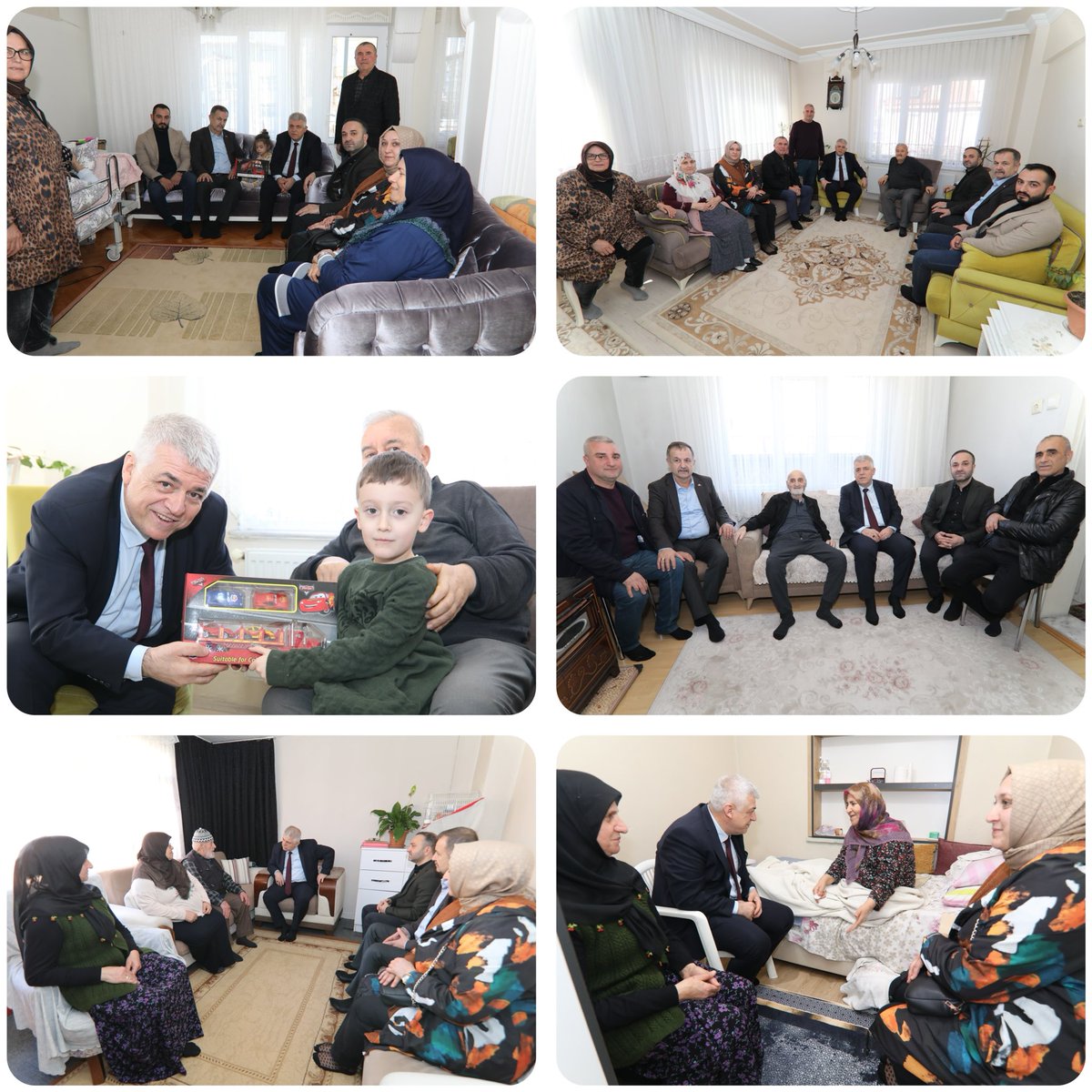 AK Parti Erenler İlçe Başkanımız Sayın Ömer Barik, MHP İlçe Başkanımız Sayın Mustafa Tamer, kadın ve gençlik kolları başkanlarımız  ve dava arkadaşlarımız ile birlikte girmedik gönül bırakmamaya kararlıyız.

Günaydın, Çetinkaya, Pulcu, Ayhan ve Çakmak ailelerini ziyaret ettik.