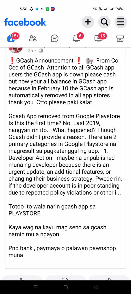 CharleneObidas's tweet photo. @gcashofficial This true.. ? I hope response of this concern. https://t.co/JYT567MwRb