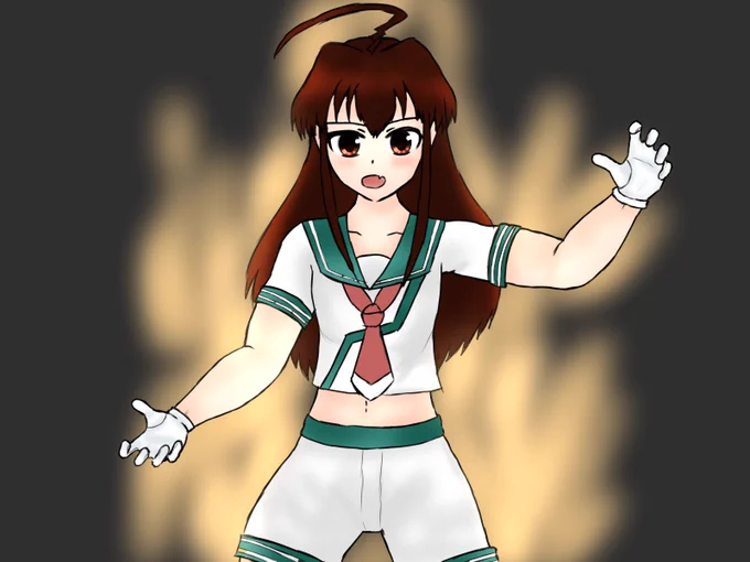 #見た人もなにか無言で軽巡洋艦をあげる 