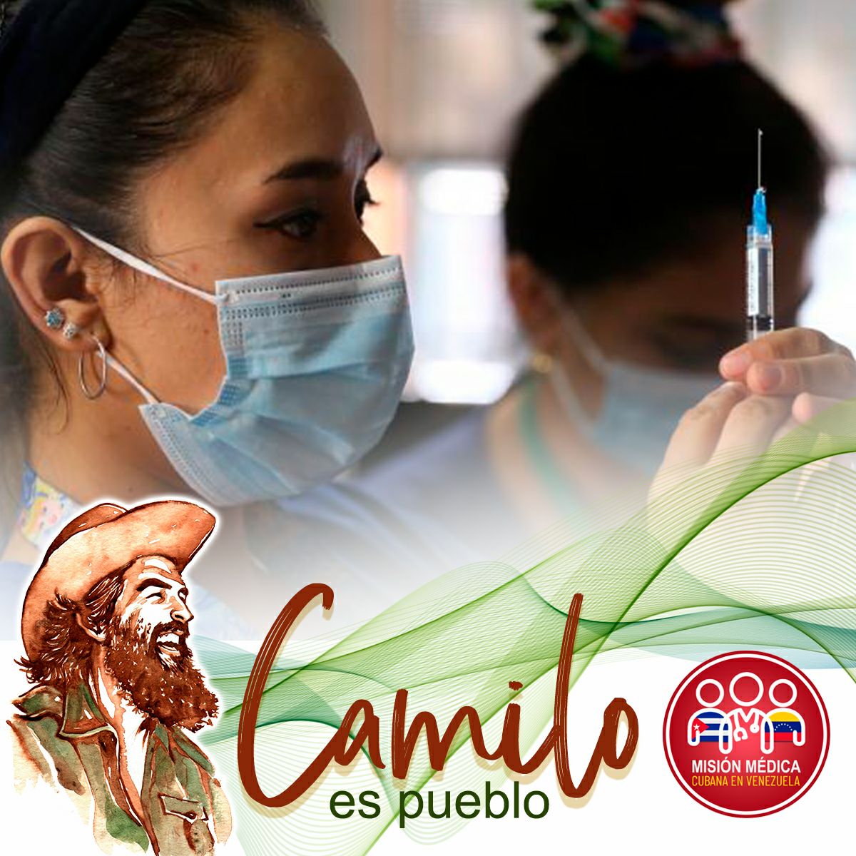 · La Venezuela de Bolívar, Chávez y Maduro, sabe que puede contar con los héroes de batas blancas, seguimos el ejemplo de Fidel #CamiloVive #CubaPorLaVida <a href="/cubacooperaven/">Misión Médica Cubana en Venezuela</a> <a href="/MINSAPCuba/">Ministerio de Salud Pública de Cuba</a> <a href="/japortalmiranda/">José Angel Portal Miranda</a>