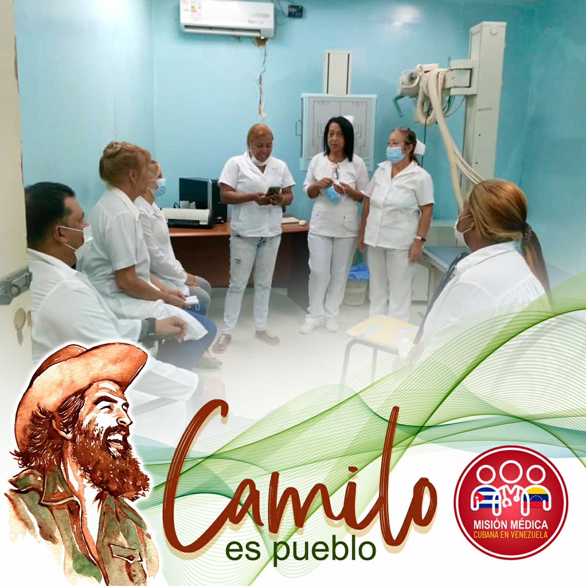 · La Colaboración Cubana en Venezuela defiende el legado de los héroes de la patria. Solidarios y humanistas por principios. #CamiloVive #CubaPorLaVida <a href="/cubacooperaven/">Misión Médica Cubana en Venezuela</a> <a href="/MINSAPCuba/">Ministerio de Salud Pública de Cuba</a> <a href="/japortalmiranda/">José Angel Portal Miranda</a>