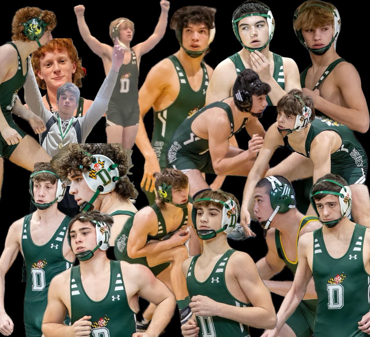 Wrestling Regional Quarterfinals tonight, 2/6 @ DHS! Be there to watch them do what they do! 🐝