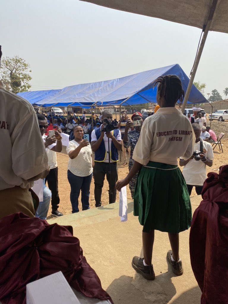 GERinSalone's tweet photo. What is ๐ฉ๐ช#FemaleForeignPolicy all about? Putting women & girls in the centre, empowering them. Today in Port Loko together with #AIM to #EndFGM #ZeroTolerance
Girls are perfect, nobody shall mutilate them, never!
@GermanyInAfrica @GermanyDiplo https://t.co/vDGYr9wCZg