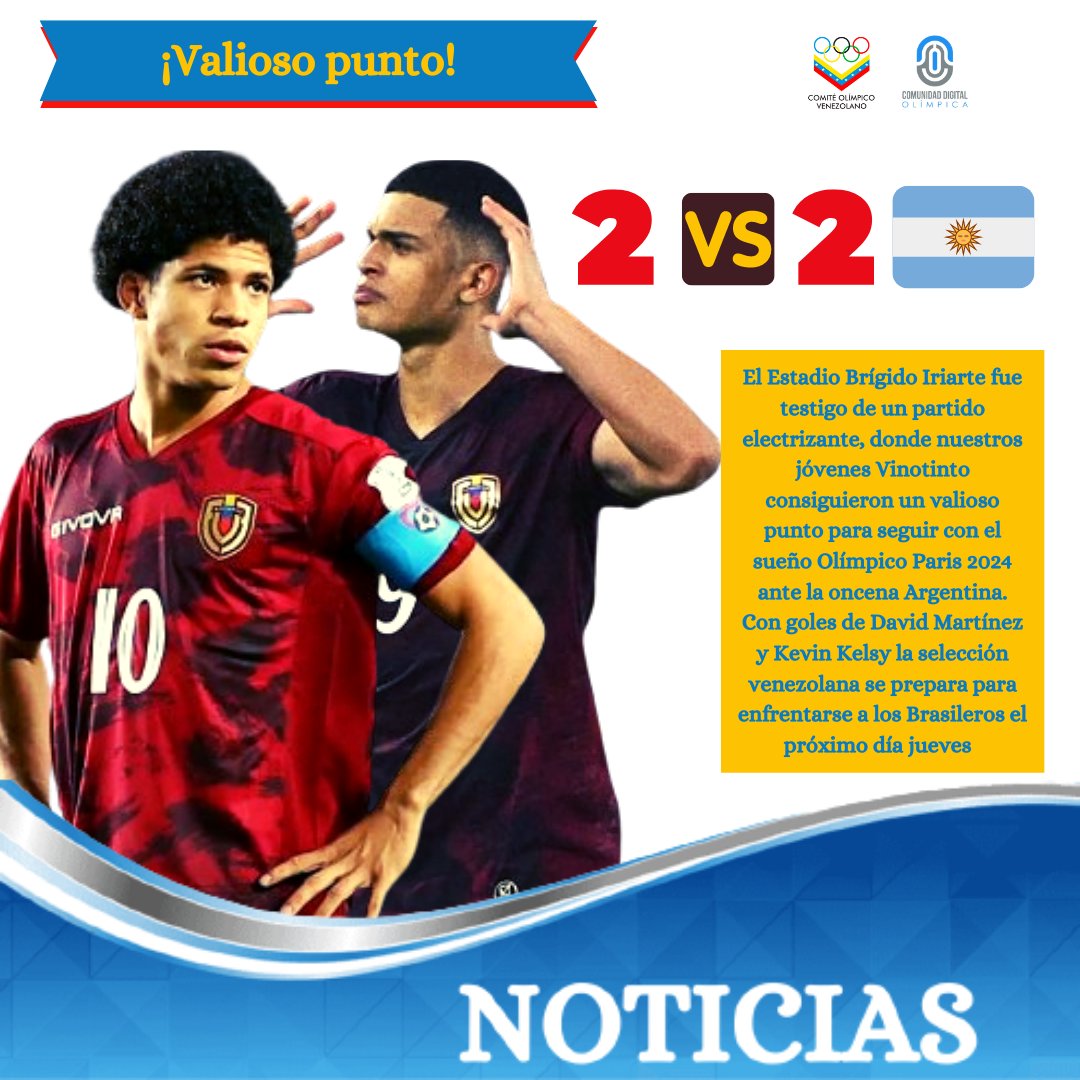 #6Feb 📢¡Valioso punto!
-
🇻🇪⚽️