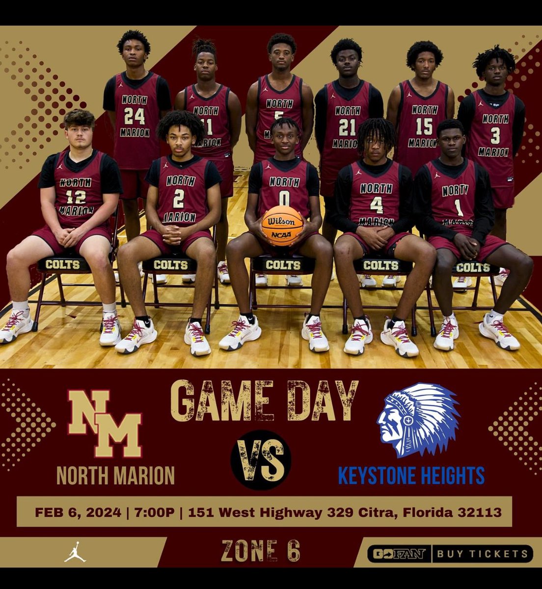 First game of the district tournament starts tonight! #Zone6