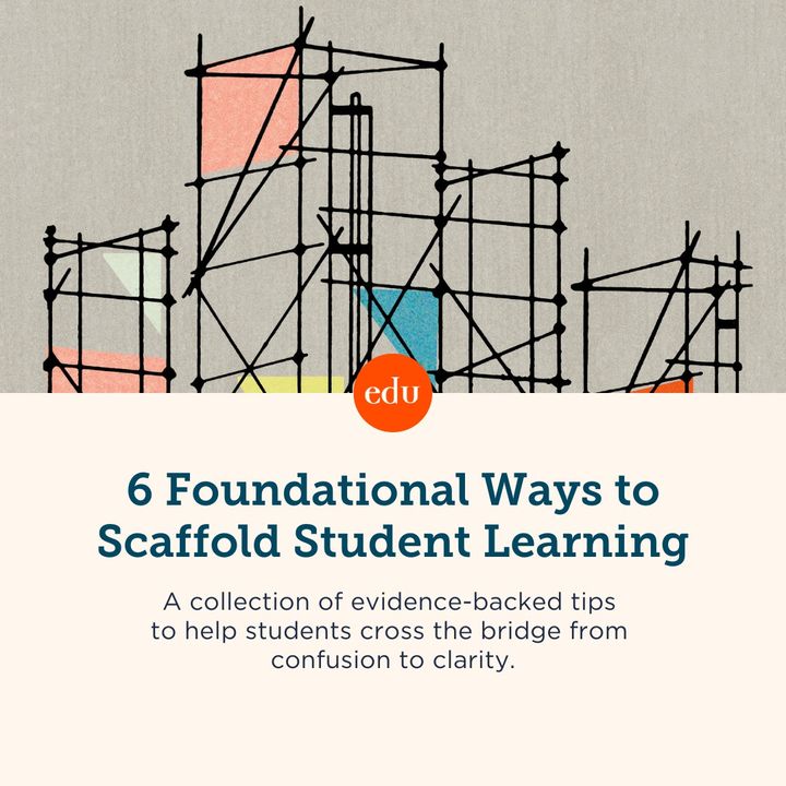 6 essential scaffolding activities, all drawn from research, that can be used with your existing lessons: edut.to/3tWTaTF