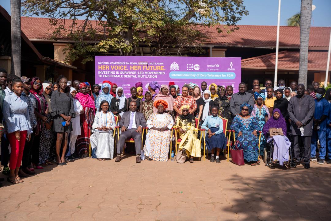 Today, we join the Government of The Gambia and @UNFPATheGambia to host a 2 day National Conference on preventing Female Genital Mutilation. Together, we are supporting a survivor-led movement to end this harmful practice in The Gambia. #HerVoice #HerFuture