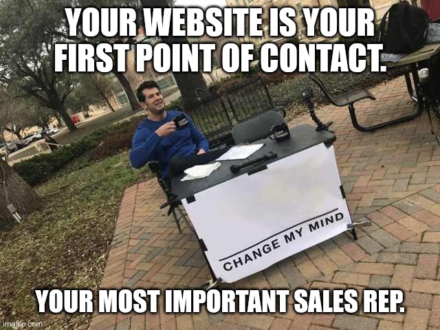 rccgd's tweet photo. Your website is your first point of contact before visiting your building. Your most important Sales Rep. More knowledgeable and instant. Reachable and available 24/7. https://t.co/DVswr3Kkfl