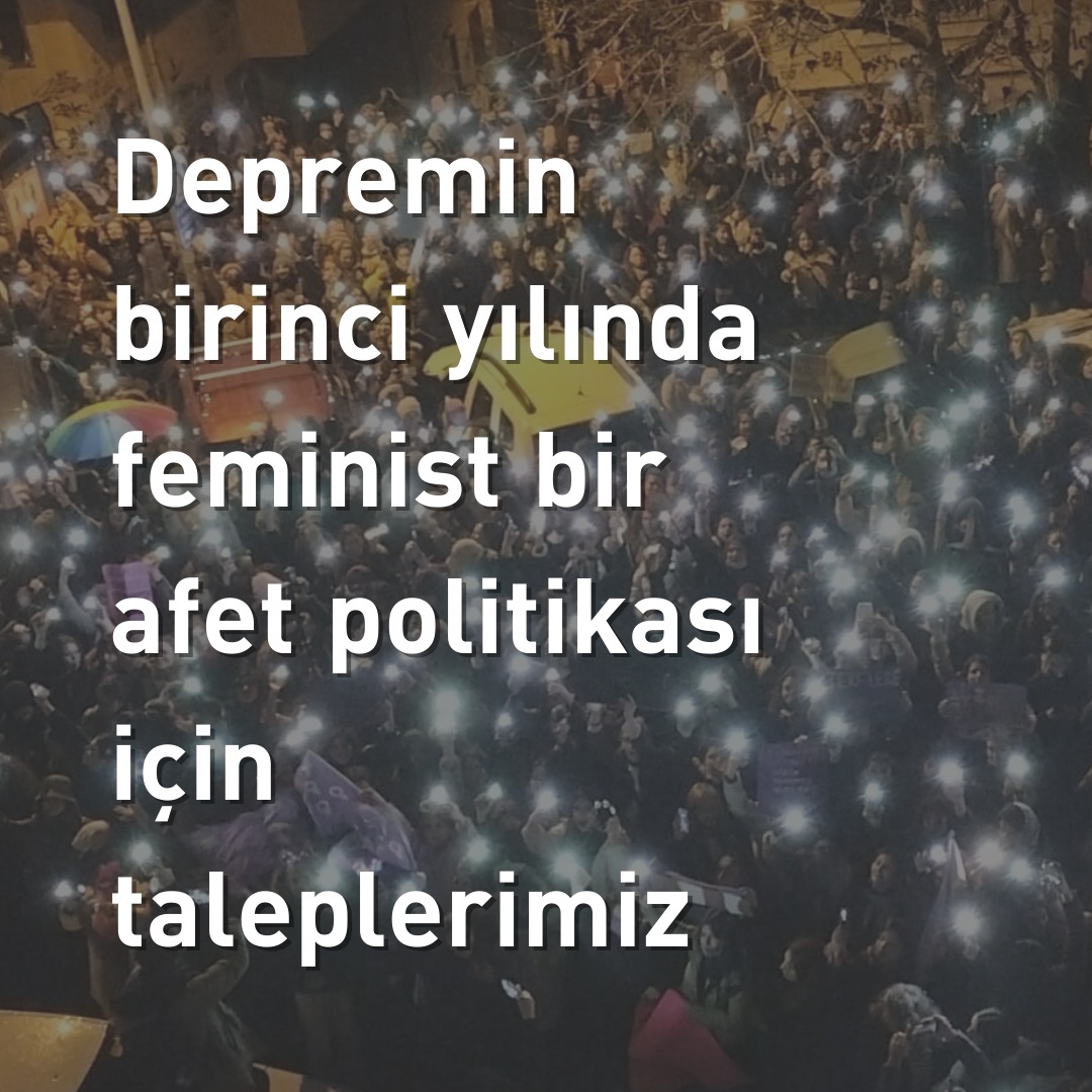 Afet için Feminist Dayanışma tweet media