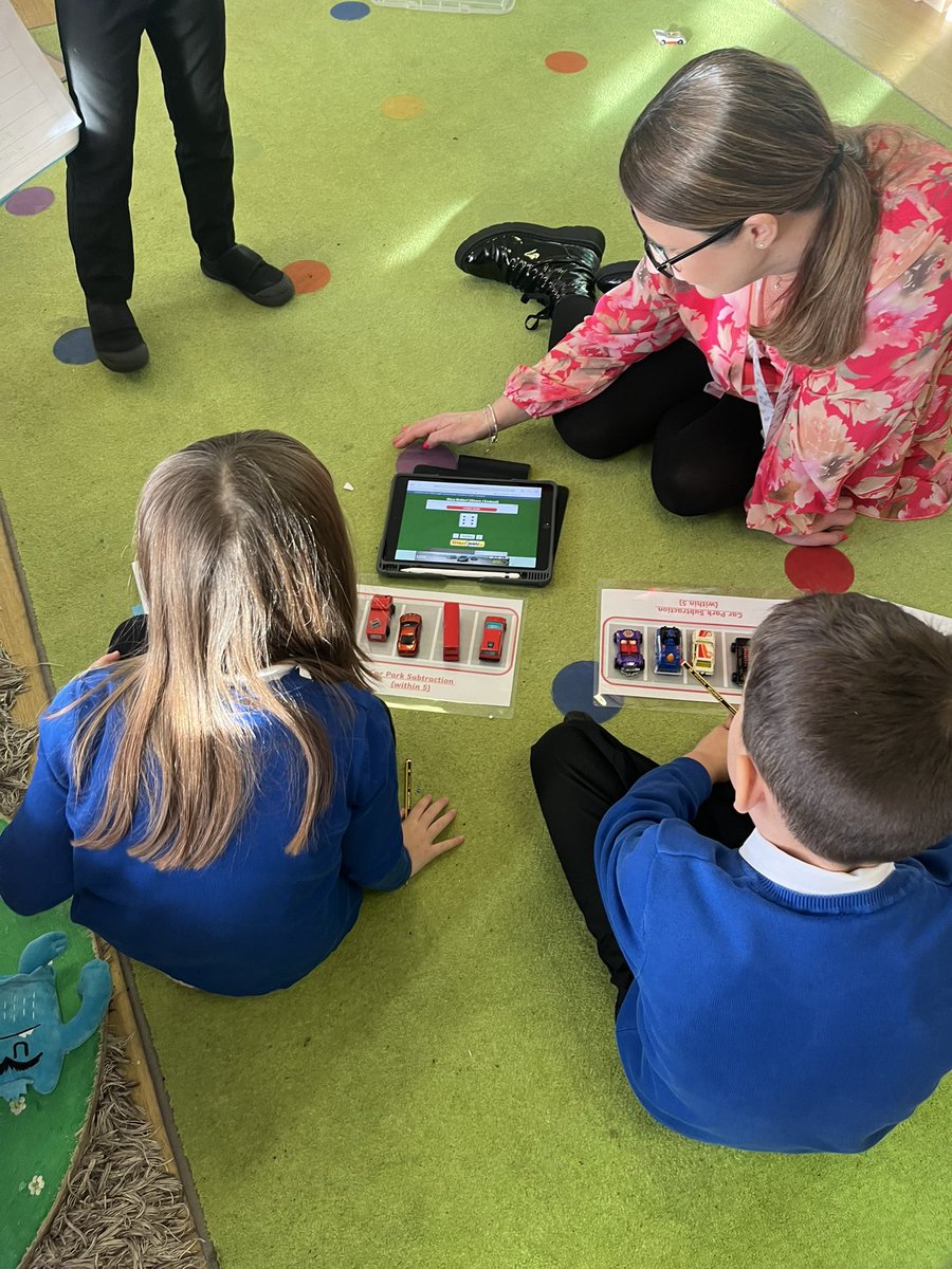 MrsEaston3's tweet photo. It was lovely to join in with a number lesson in Primary 2 this morning. I really liked the car park subtractions! https://t.co/wuLIYEfDNz
