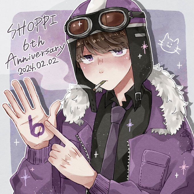 「hat purple jacket」 illustration images(Latest)