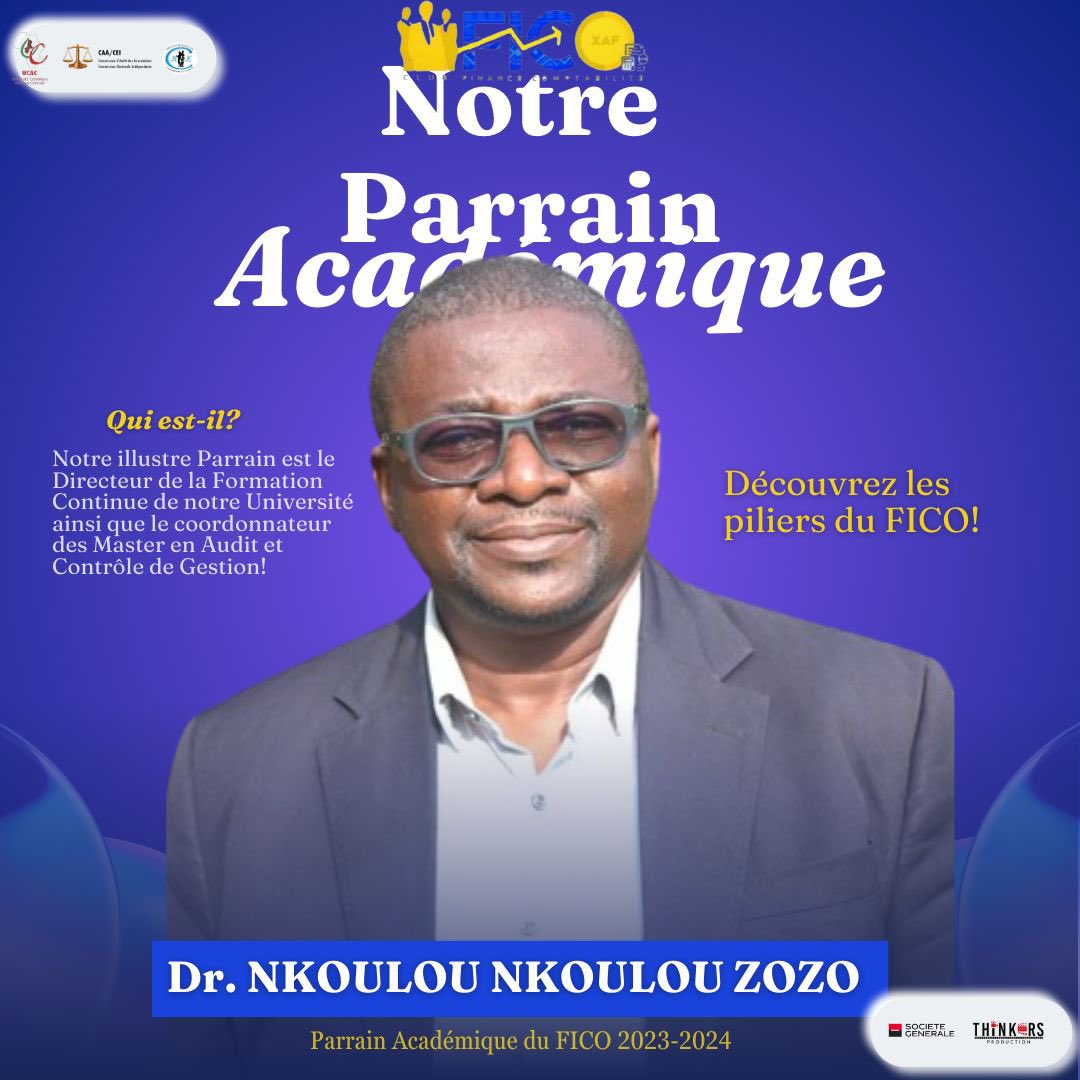 fico_ucac's tweet photo. Le FICO vous dévoile ses facilitateurs! 🤩🤩En commençant par notre parrain académique, pilier important pour notre club!💙🤍💛 https://t.co/7E0GywEjBH