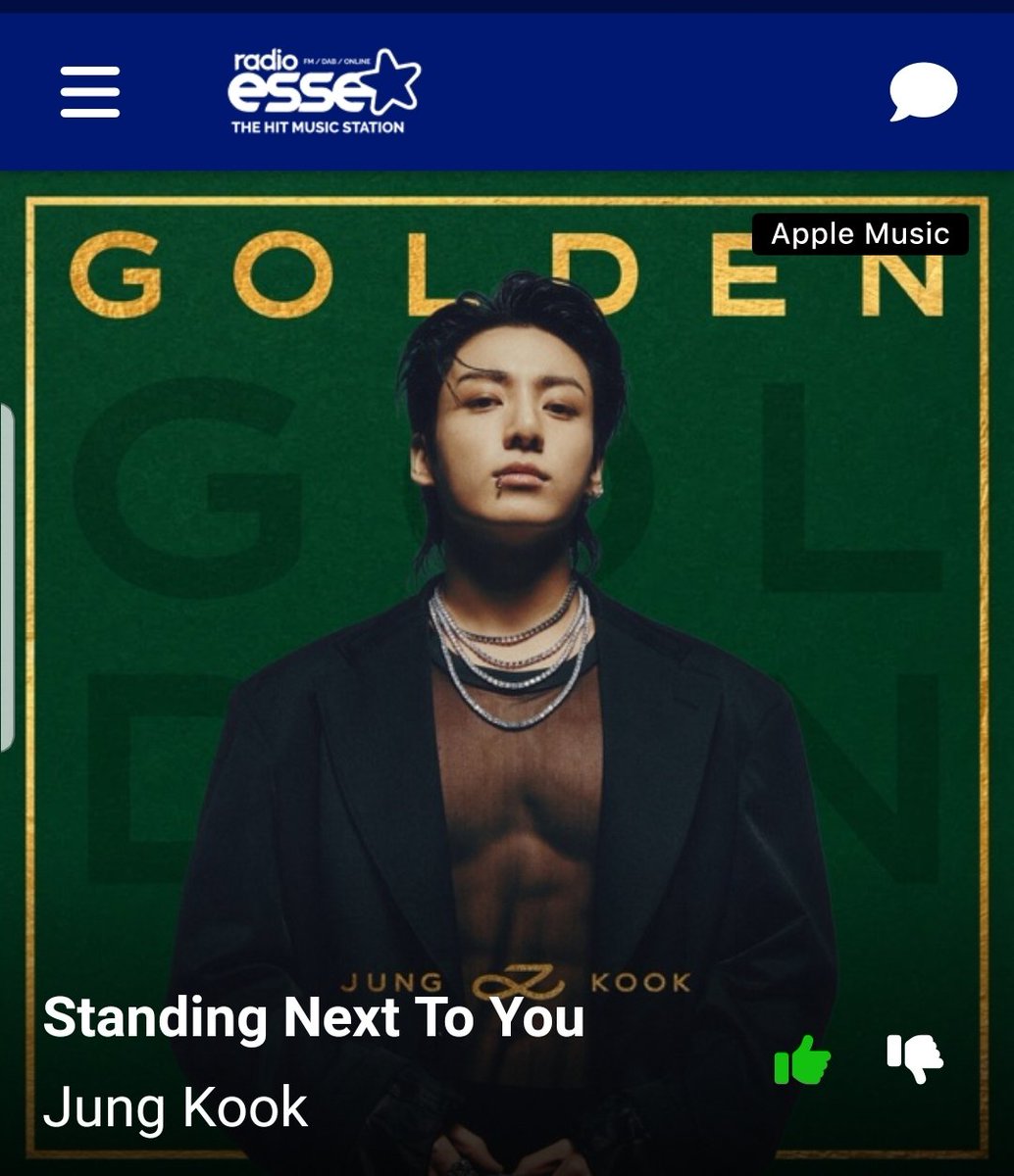 Mabbi_1's tweet photo. Happy Tuesday #JackBurke @RadioEssex Thank you so much for playing #StandingNextToYou by #Jungkook on your show this afternoon. Have a great rest of the day💕 https://t.co/jMrsIHB4i4