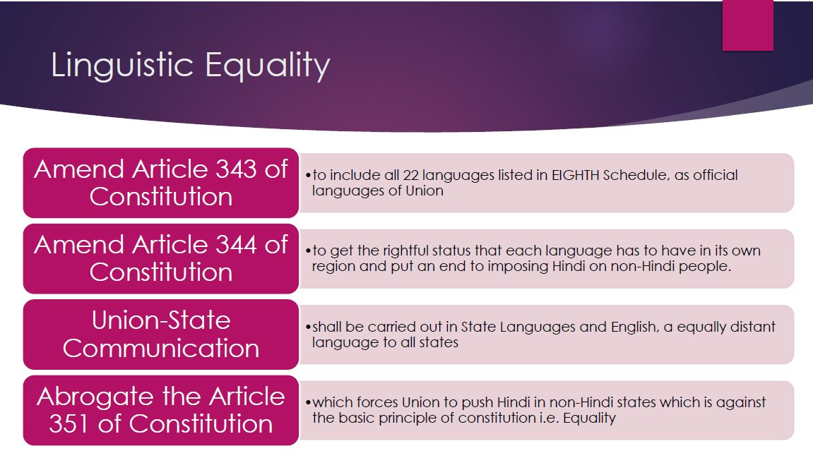 ybharath77's tweet photo. #Linguistic #Article351 #Constitution #india 
#states #Kannada https://t.co/jxEMYNn80n