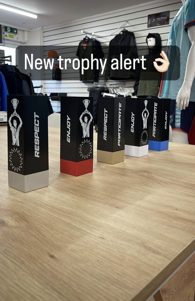 Newest range going on display 🏆