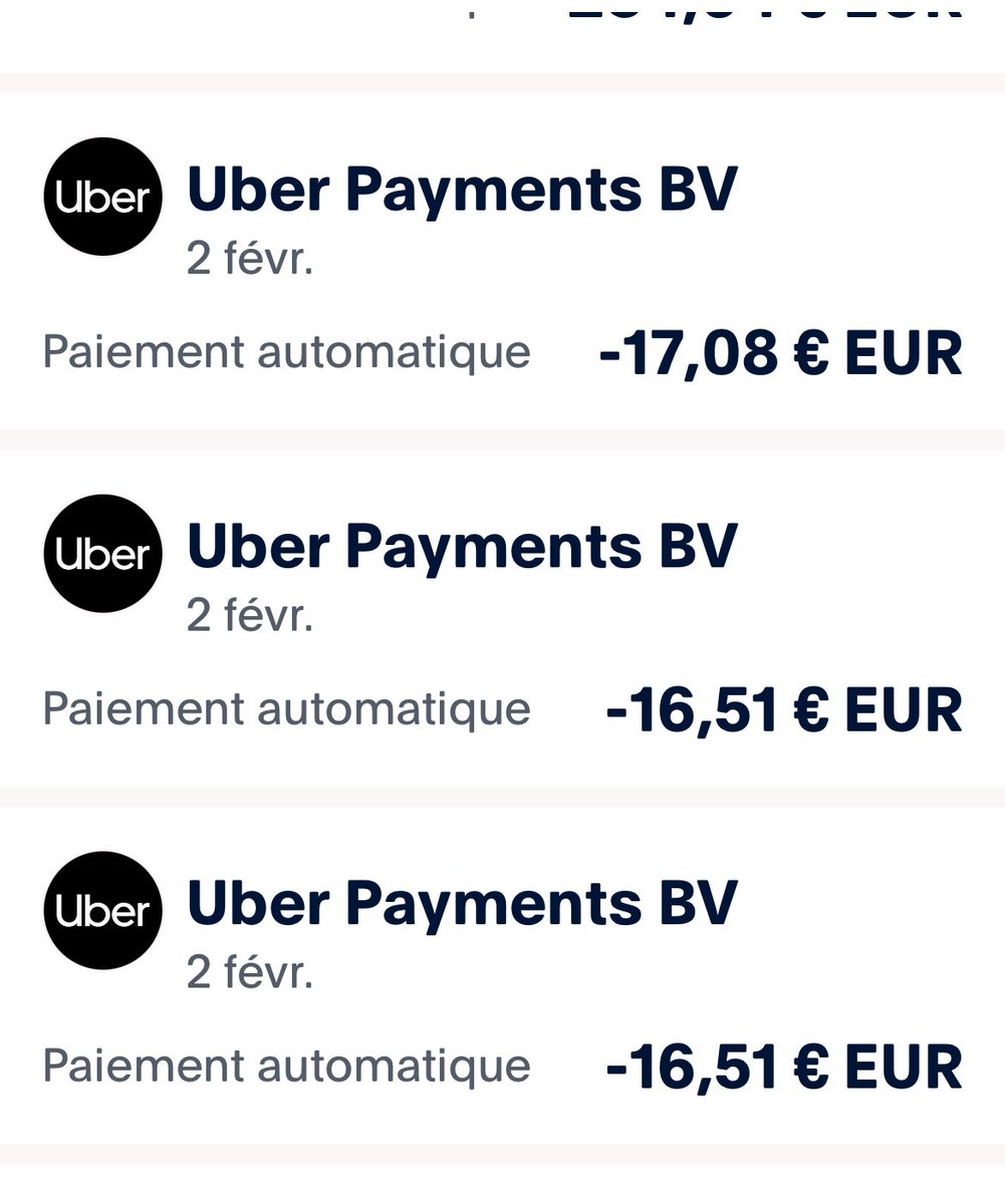 Dinedine91's tweet photo. @ubereats_fr Prélevé trois fois pour un repas?????🤬🤬🤬🤬 https://t.co/6L4TFQ6jif