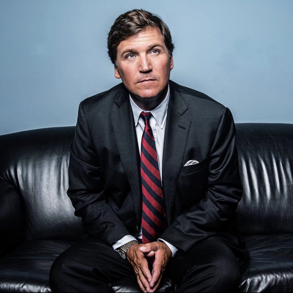 No one in the media scares the Hell outta fucken Democrats like Tucker Carlson does Which is why normal Americans like me can't wait for his sit down with Putin to be posted I STAND WITH TUCKER 👇 WHO'S WITH ME