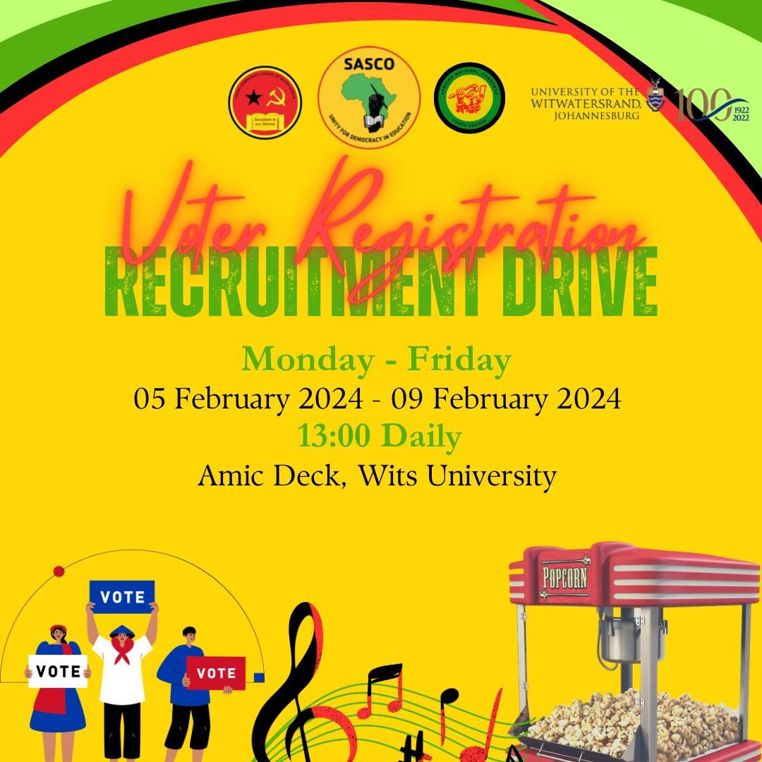 Come join the only progressive student organizations on campus; The Wits PROGRESSIVE YOUTH Alliance. 🖤💚💛❤️