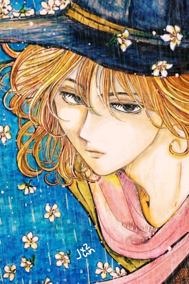 「⋯  ひらひらと雨⋯ 」|純々のイラスト