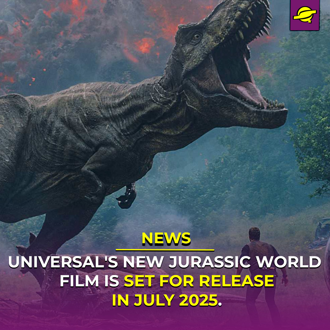 questscreen_ofc's tweet photo. Universal's New Jurassic World Film is set for release in July 2025. https://t.co/ozL04MyMvO

Follow us 👉 @questscreen_ofc for more!

#Film #Movie #MovieNews #Universal #JurrasicPark https://t.co/hKypHRzSSt