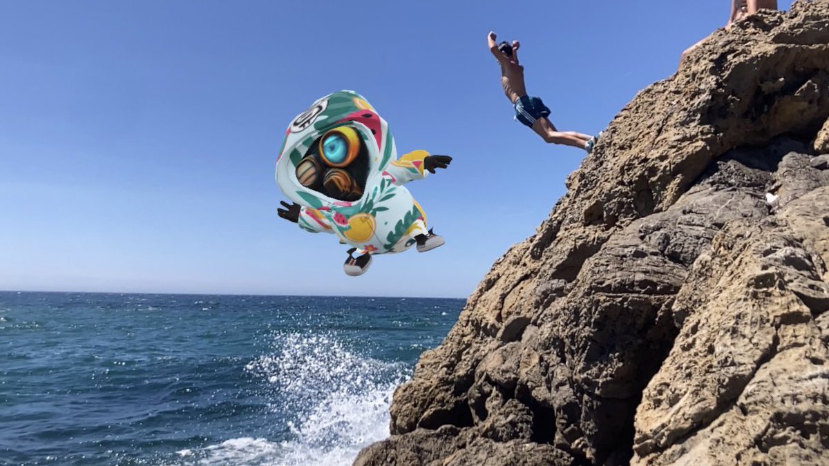 MGBR08's tweet photo. Lancer le #bMSE pendant l’été et permettre à la commu de s’eclater en incrustant des BULBiMask AR dans nos photos de vacances #çaCbarjO https://t.co/Y99z6hL8fd