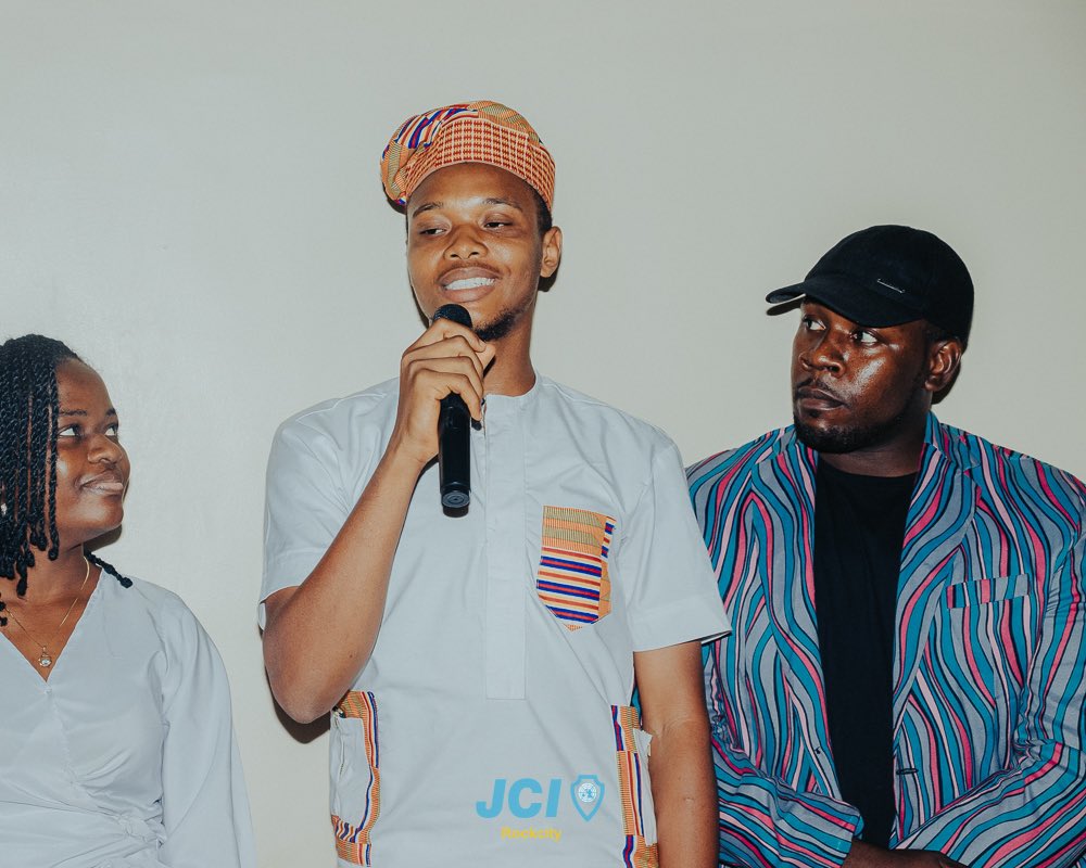 jcirockcity's tweet photo. Say hi to our first-timers! We’re glad you joined our January Business Meeting &amp; excited to have you join our community of active youths. 
Thanks for making our meeting memorable! 👋
@jci_nigeria @jcinigeriasouthwest @jci 
#SEE #360Leadership #JCI #jcirockcity #IntendingMembers https://t.co/VgQIOxuFCd