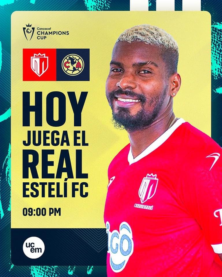 leivanolan's tweet photo. Hoy juega el más GRANDE de Nicaragua!!! El Tren Del Norte @realestelifc @TheChampions Vs @ClubAmerica y una de las figura en la cancha será el de foto #Cunnigham @chepebomba @duroalhueso 

📸 Real Esteli FC https://t.co/ztZ1RP62U1