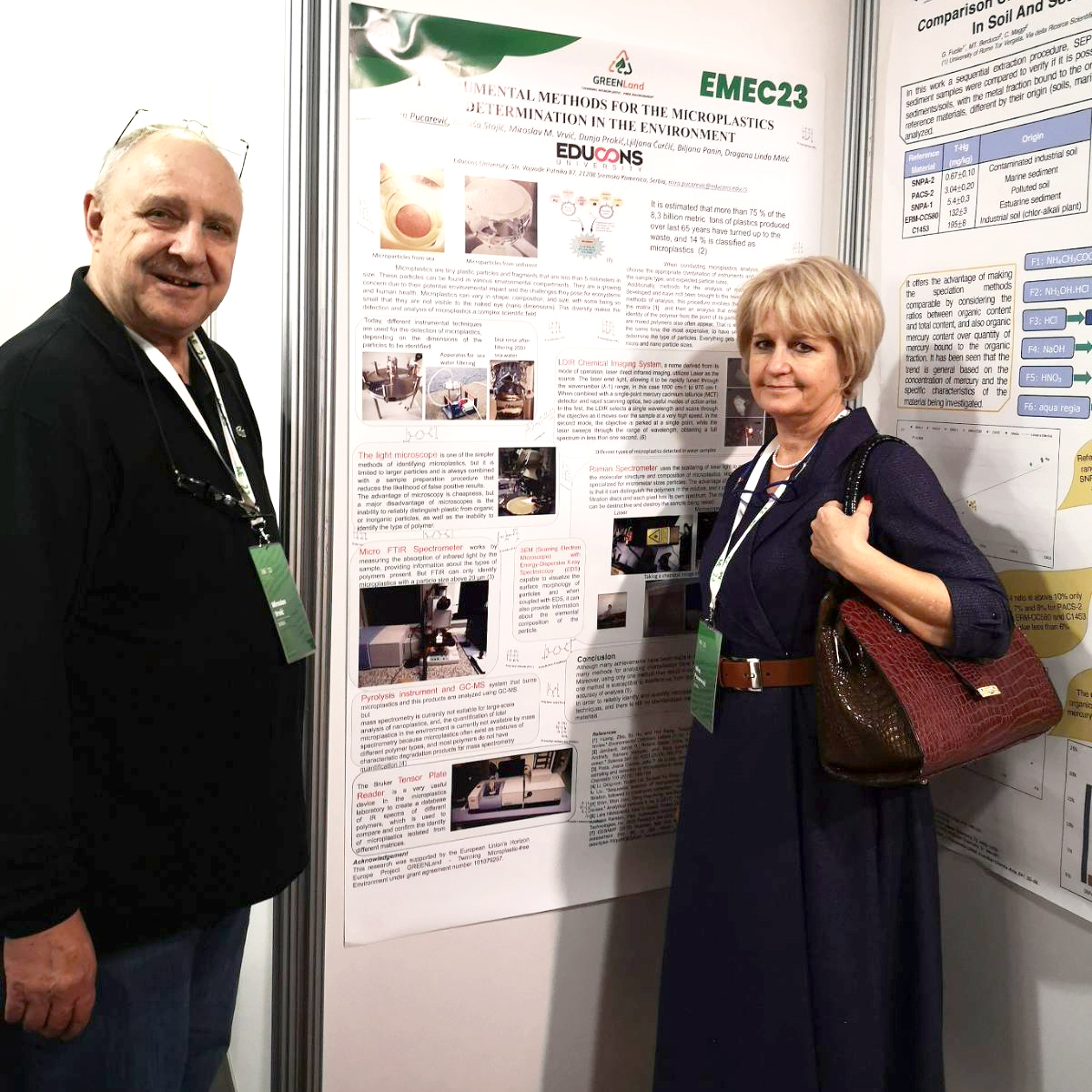 Proj_GREENLand's tweet photo. The 23rd European Meeting on Environmental Chemistry is organised annually on behalf of The Association of Chemistry and the Environment.
Read more at: https://t.co/zllnkkd6KN
#HorizonEurope #greenlandproject #microplastics #educonsuniversity #fakultetzastitezivotnesredine https://t.co/dXVNNXSZt5