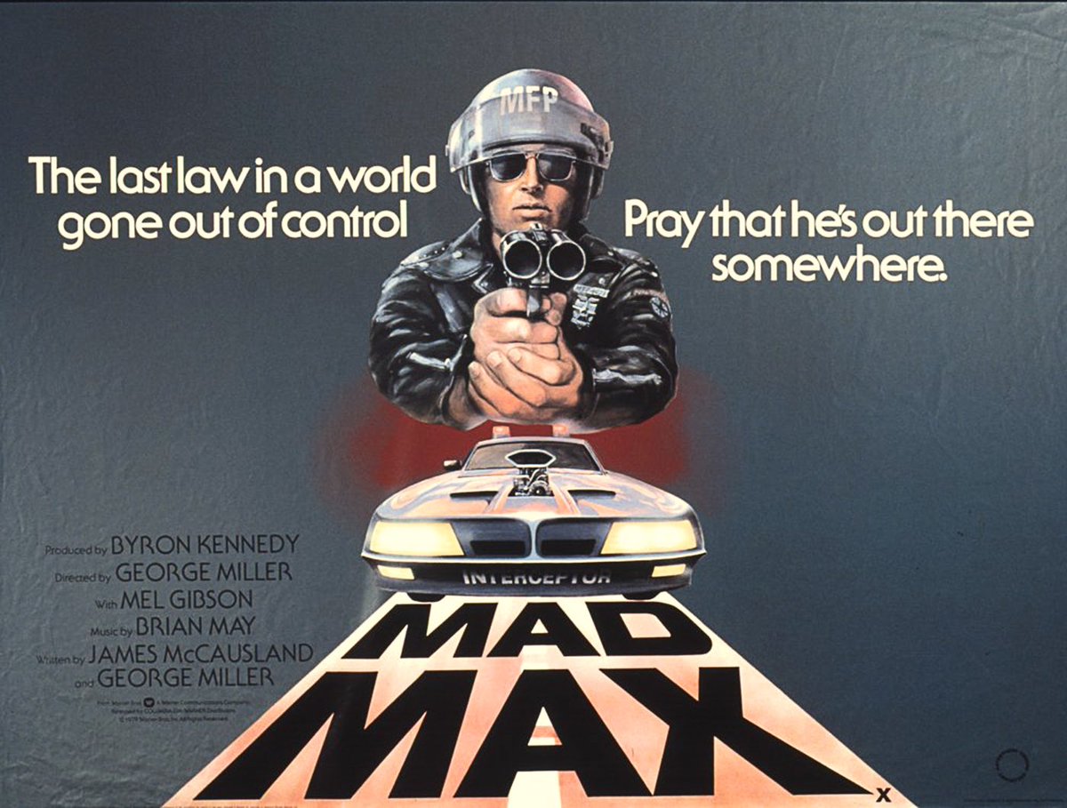 ohfourtwoseven's tweet photo. The Driver, Alien, Moonraker, Mad Max https://t.co/bZF3uqqSKp