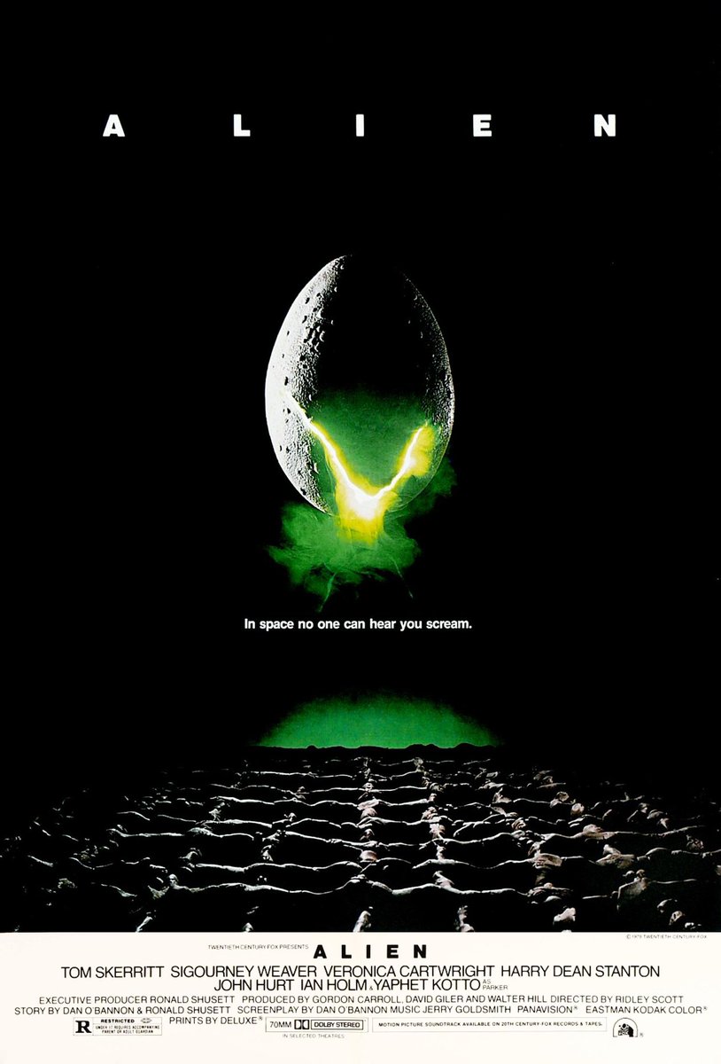 ohfourtwoseven's tweet photo. The Driver, Alien, Moonraker, Mad Max https://t.co/bZF3uqqSKp
