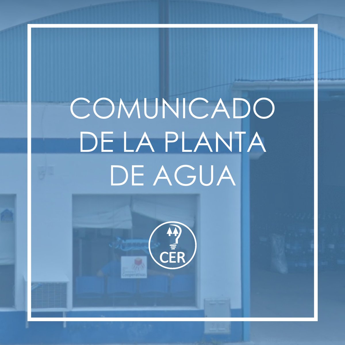 💧👉 La Cooperativa Eléctrica de Rivadavia informa que, debido a los feriados del lunes 12 y martes 13, la planta de agua atenderá al público el día sábado 10 en el horario de 8 a 13 horas.