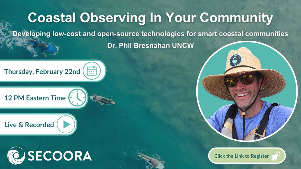UNCW_CMS (@uncw_cms) on Twitter photo <a href="/insituphile/">Dr. Phil Bresnahan</a> Dr. Phil Bresnahan, <a href="/UNCW_EOS/">UNCW Department of Earth and Ocean Sciences</a> will present "COASTAL OBSERVING IN YOUR COMMUNITY" on Feb. 22 at noon EST. One of the ways we ensure safe and healthy coasts! Reserve your spot today!
Register here:
bit.ly/BresnahanSECOO⦠<a href="/insituphile/">Dr. Phil Bresnahan</a> Dr. Phil Bresnahan, <a href="/UNCW_EOS/">UNCW Department of Earth and Ocean Sciences</a> will present "COASTAL OBSERVING IN YOUR COMMUNITY" on Feb. 22 at noon EST. One of the ways we ensure safe and healthy coasts! Reserve your spot today!
Register here:
bit.ly/BresnahanSECOOā¦