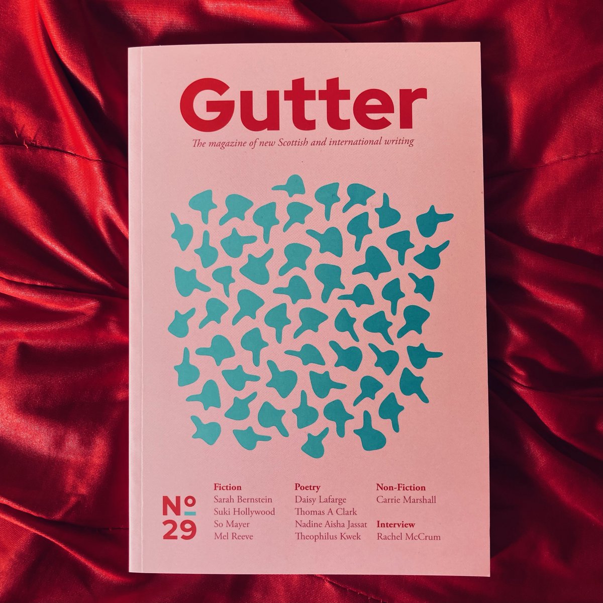 Gutter #29 has arrived!

Featuring an interview with the inimitable Rachel McCrum, musings on AI literature by Carrie Marshall, and all the best prose and poetry we could get our hands on.

Subscribe today via our site, get Issue #29 as your first Gutter ! guttermag.co.uk/subscribe