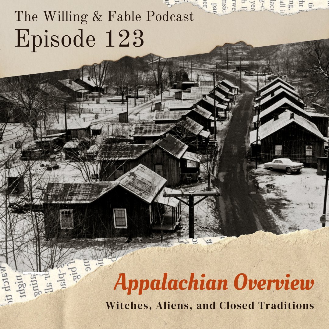 This week it's Episode 123 - Appalachian Overview - Witches, Aliens, and Closed Traditions

Click the Link In Bio to Listen!