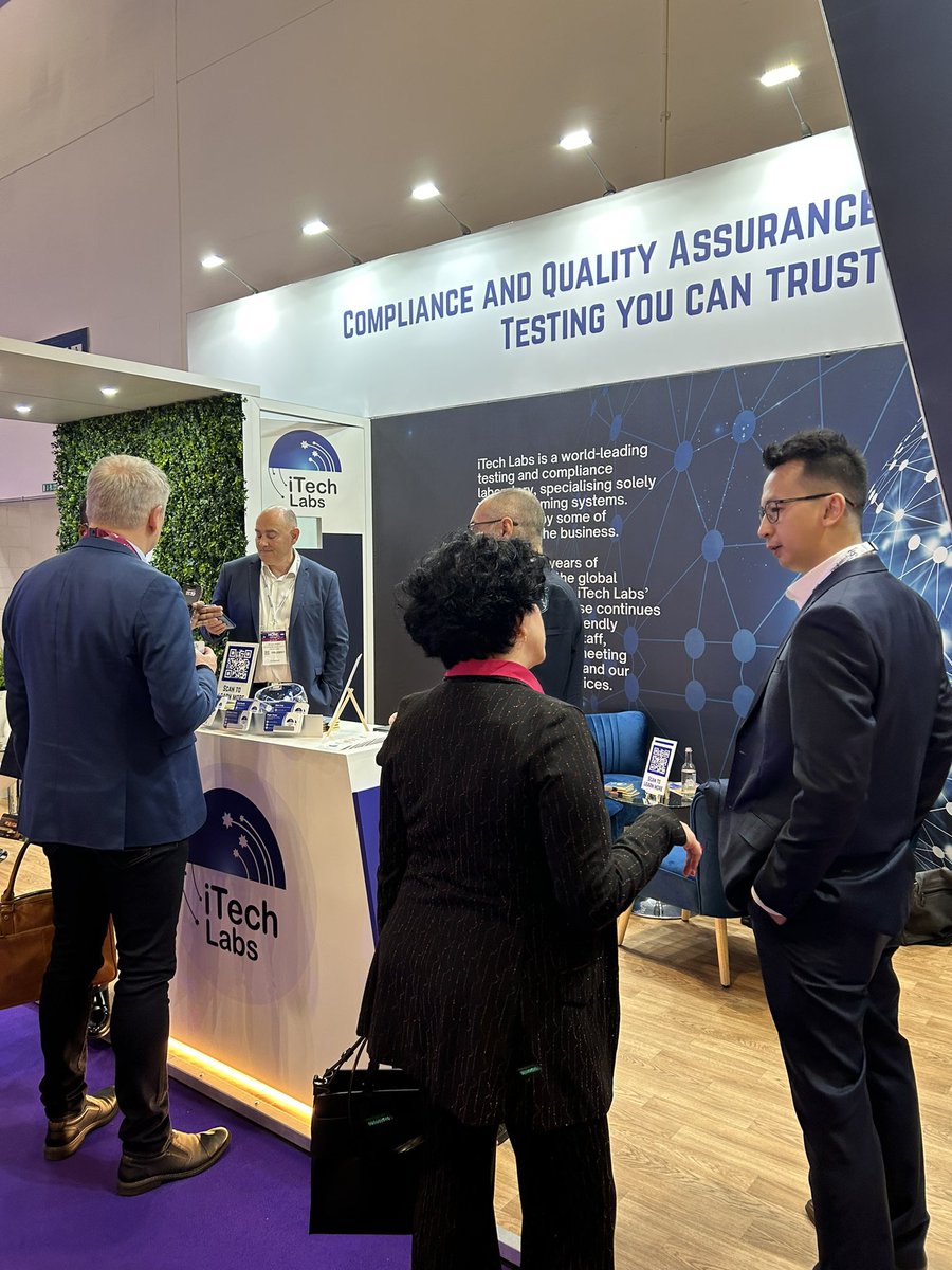 iTechLabs1's tweet image. What a great start to ICE so far! 

If you’re at ICE, please stop by our stand (N3-500) to say hello and find out more about our iGaming compliance services. 

We look forward to seeing you here!

#ice2024 #icelondon2024 #igaming #igamingindustry #igamingcompliance