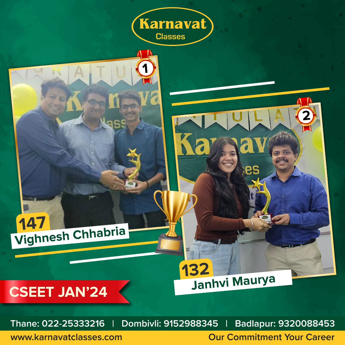 KarnavatCenter's tweet image. Meet Our CSEET and CA Inter Toppers! 🏆
A moment of pride as we felicitate our CSEET and CA Inter toppers for their incredible achievements! 🏅 🎉

#CAInter #CAInterStudents #CSEETStudents #CSEET #CSEETToppers #CAInterToppers #Toppers #Felicitation #AchievementUnlocked