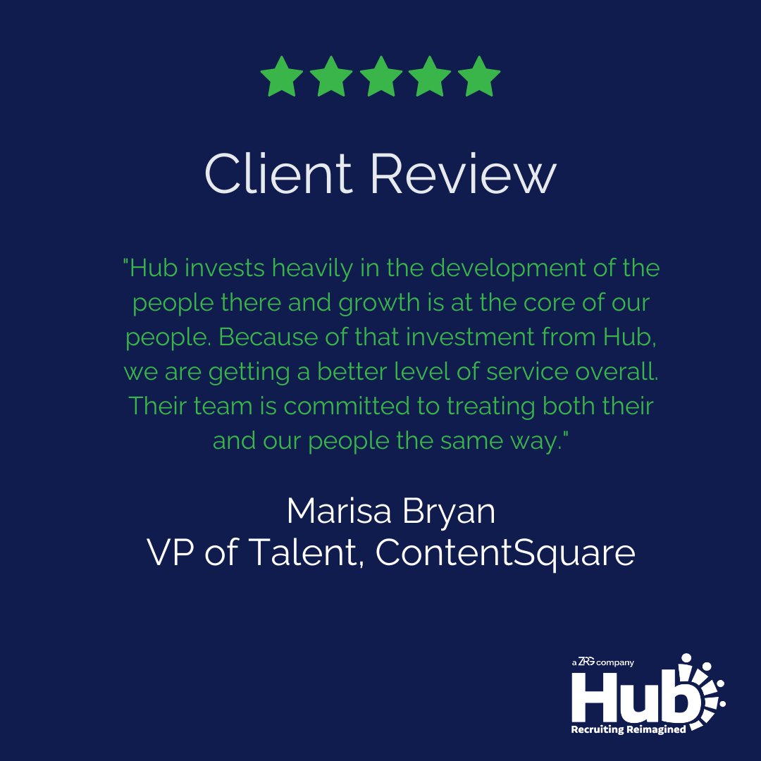 Hubzrg's tweet image. We&apos;ve always believed that our team&apos;s growth fuels our clients&apos; success. And guess what? Our clients are noticing and appreciating this too. 

#hubrecruiting #experiencethedifference #rpo #rposervices