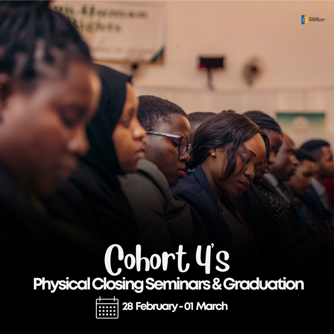 Save the date and get ready to witness greatness.

#EAEPIAPCohort4 is scheduled to graduate on the week of 28 February-01 March. Let us all come together to celebrate their achievements and wish them the best in their journeys ahead.

#RoadToClosingSeminars #EAEPIAPTraining