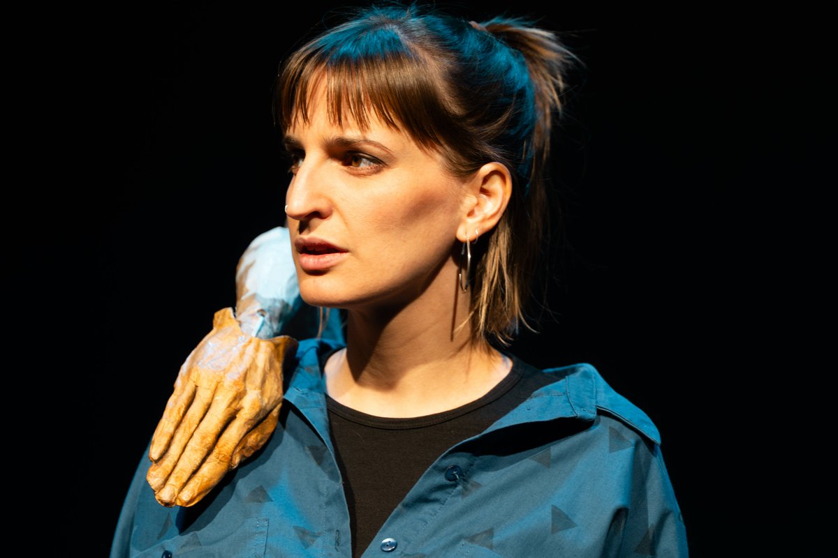 elcanalsalt's tweet photo. 🎭Sònia Gardés i Alejandro Santaflorentina van estar-se en residència amb nosaltres per treballar 'Conferència Manipulada', una proposta escènica sobre la percepció de titelles en les dramatúrgies contemporànies🔍

Molts encerts a la companyia🙌

📸Ariadna Ribas (@EUERAM ) https://t.co/nv9hRrWbXe