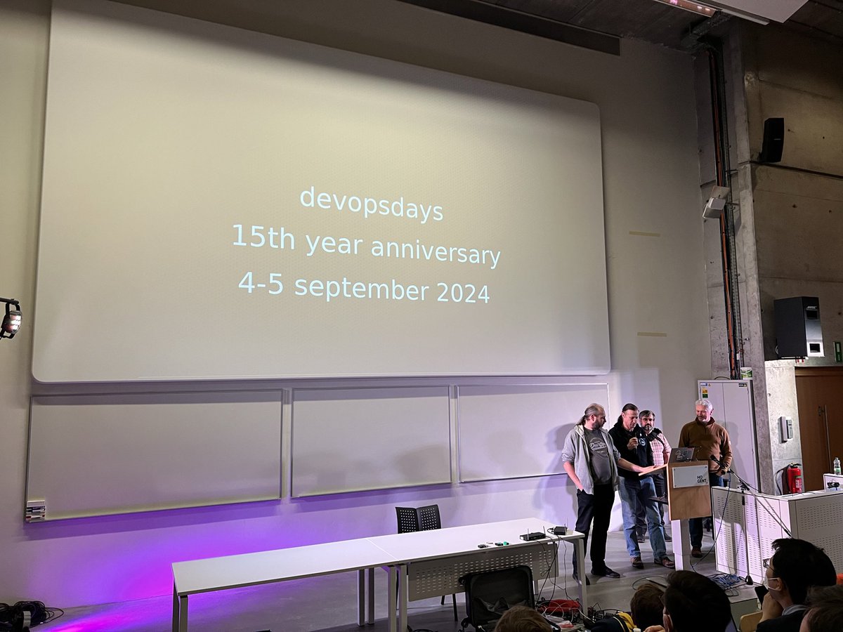 DevOpsDays Ghent 15th anniversary this year 🎉🎉🎉
#devopsdays #CfgMgmtCamp