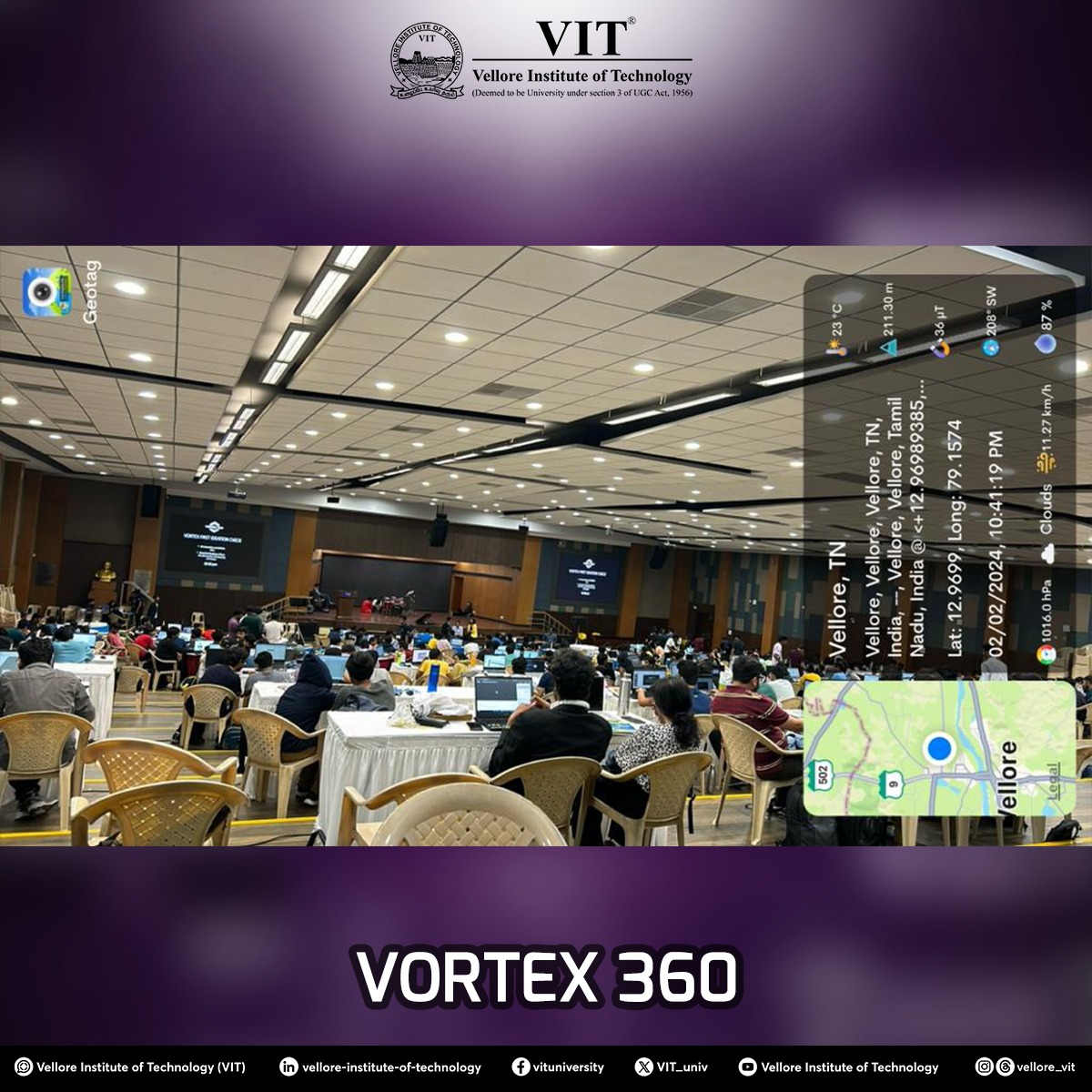 VIT_univ's tweet photo. #Vortex360 - 72-hour design-a-thon sponsored by #Autodesk and conducted by #RoboVITics – saw enthusiastic participation from students who presented their ideas through #3DCAD models.
#VITVellore #RoboticsClub #Robots #TechnologyInnovation https://t.co/bBx0e2GiVR