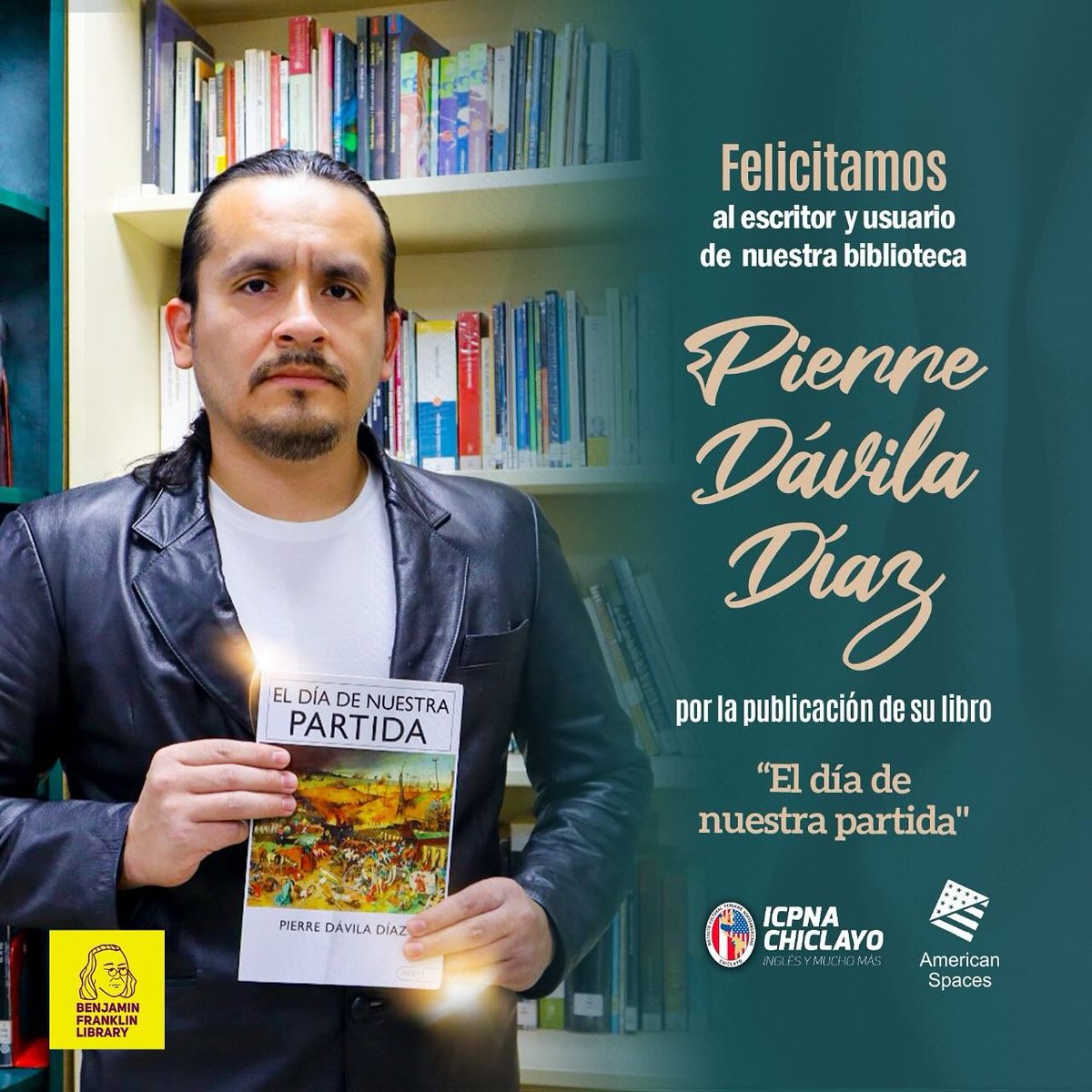 Avanteditorial's tweet photo. En ICPNA Chiclayo comentario acerca de la novela EL DÍA DE NUESTRA PARTIDA de nuestro escritor Pierre Dávila Díaz.
https://t.co/f4GU24GCqV
#queleerenespañol
#librosmiadiccion
#librosrecomendados
#lecturas
#Novedades2024
#lectoresinfinitos
#LectoresApasionados
#AvantEditorial https://t.co/7YhdaMHmdp