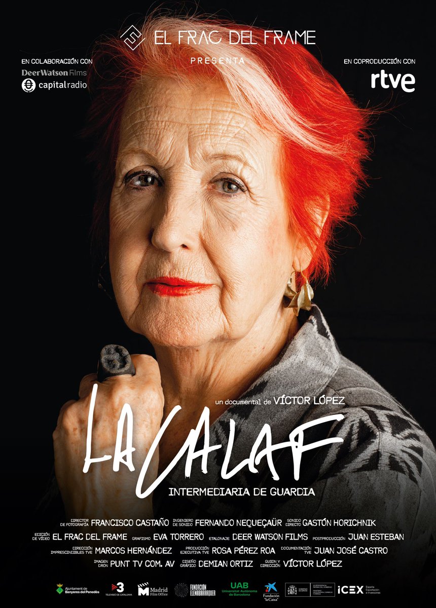 Esta noche repasamos la carrera de la reportera Rosa María Calaf, todo un referente del periodismo en España. 

🎥"La calaf, intermediaria de guardia", de Víctor López.

⏰Esta noche, 21:30h en <a href="/la2_tve/">La 2</a>. <a href="/elfracdelframe/">Víctor López</a>