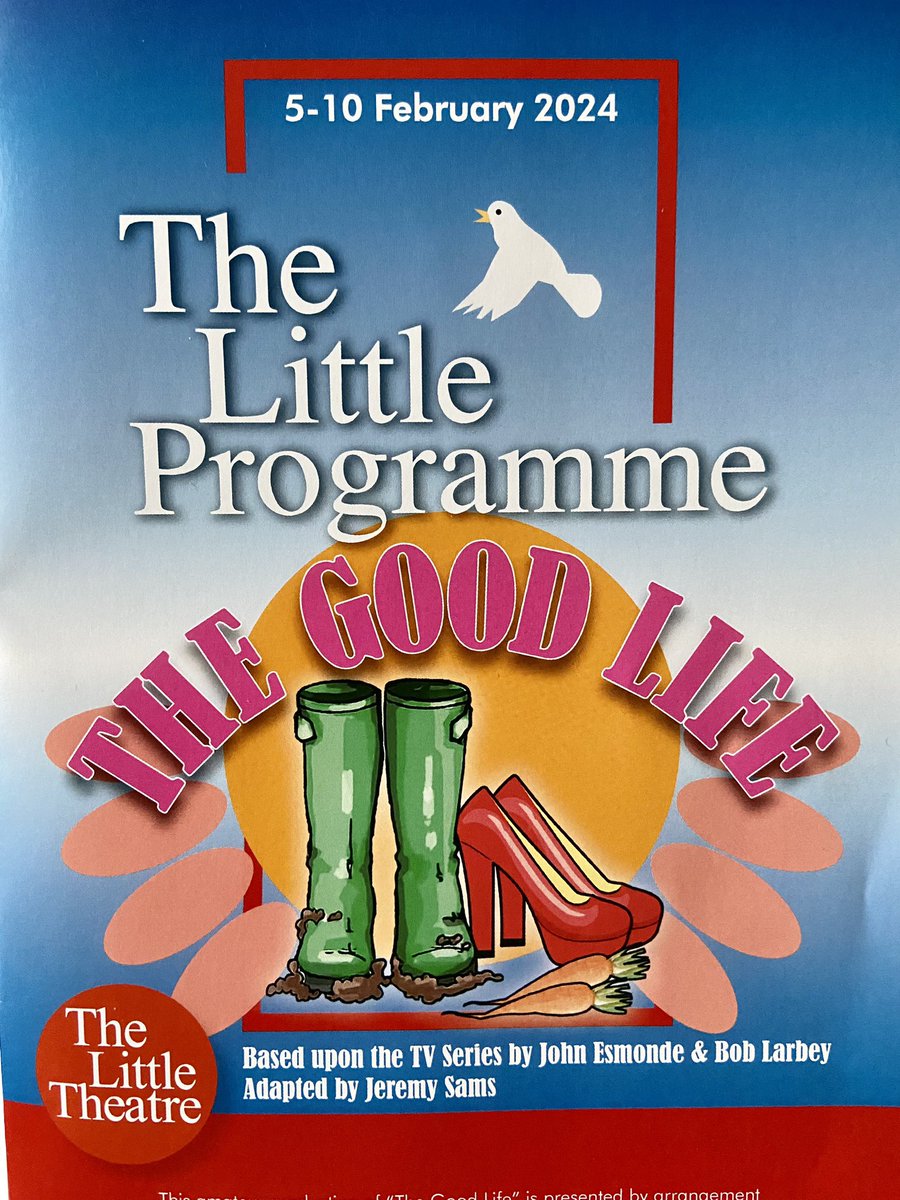 If you have a free evening this week, get a ticket for this! It was such a tonic last night. Great character creation and lots of laughs. Thanks <a href="/thelittleleics/">The Little Theatre</a>