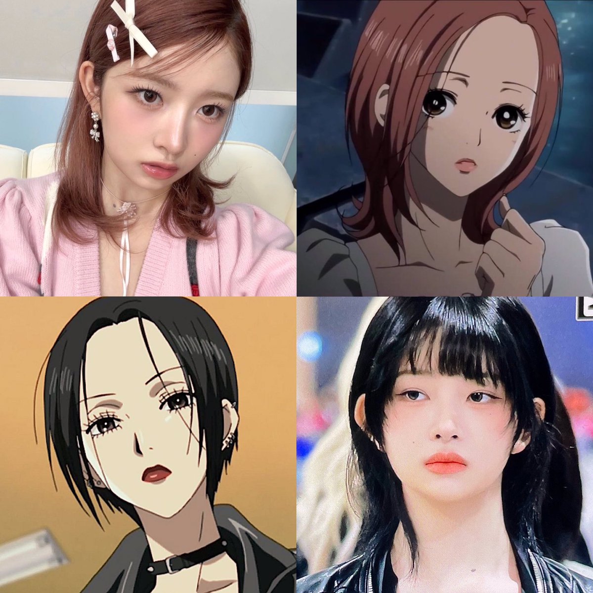 picsnaoirei's tweet photo. #REI as Hachi and Nana! 🖤 https://t.co/eM8cBRwxTI