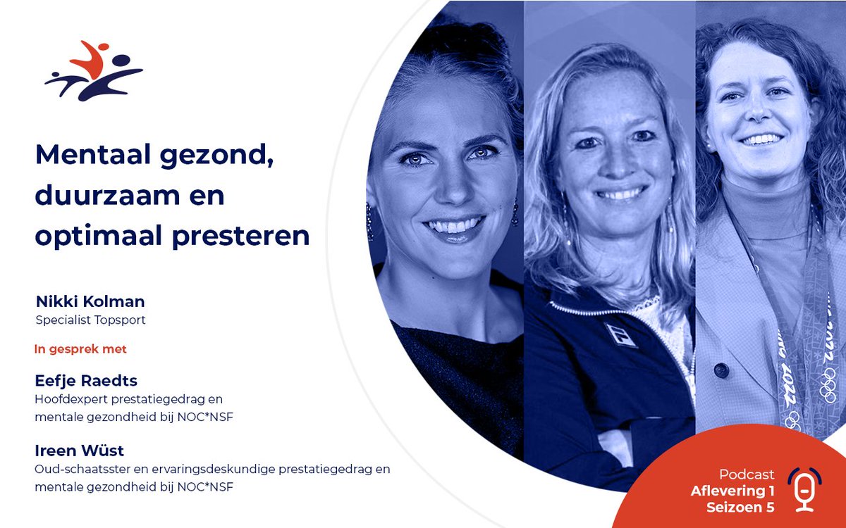 TopsportTopics's tweet image. 🎧 Samen met Eefje Raedts en Ireen Wüst hebben we het in deze aflevering over de prestatiecyclus in #topsport. Aan bod komen de drie fases van deze prestatiecyclus: mentale voorbereiding, excelleren en mentaal herstel. ➡️ spoti.fi/42s0CDi. 

#wetenschap #presteren @nocnsf