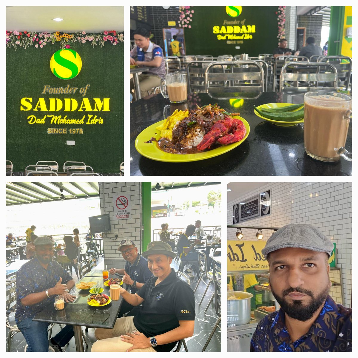 Tue | 6 Feb 24 |

Pool dive training with Capt <a href="/elzalyff/">Average Joe</a> at Shah Alam Aquatic Stadium prior to fun dives in Pulau Acheh Sumatera.

Blessed. Treated nasi kandar by Dato Anuar, owner of Saddam Nasi Kandar whom I met during my recent umrah at Makkah. Tasty &amp; delicious. Tqsm😋
#DSRMT