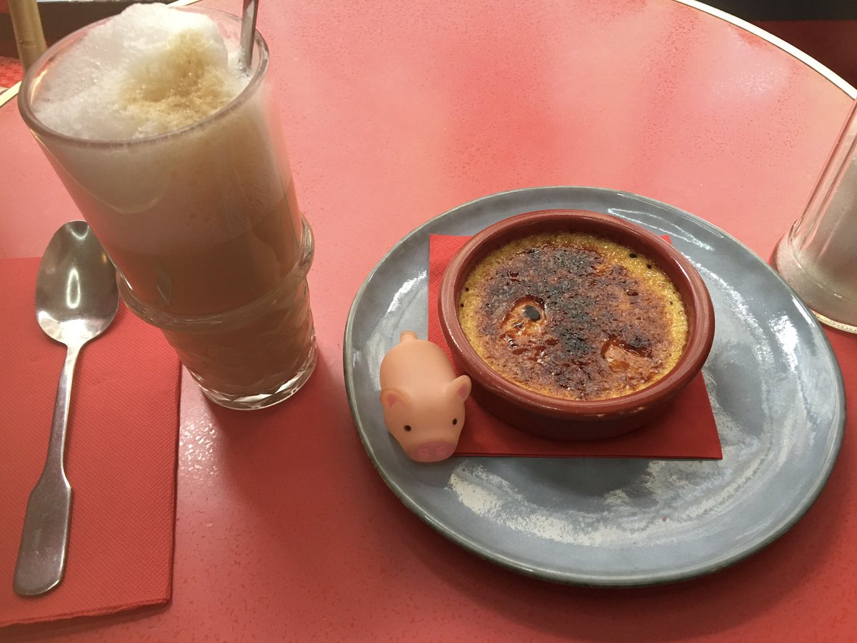 Lovely cafe! 🥰traditional dessert and lattte😂🍀 
#paris #disneylandparis #parisienne #parisjetaime #parisfrance #parisfashionweek #parisian #parismonamour #parismaville #paris🇫🇷 #parisphoto #parís #parisstyle #parissaintgermain #parislife #parisfashion
#pariscartepostale #latte