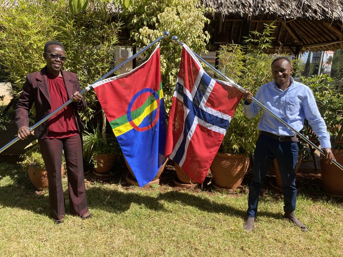 NorwayAmbKenya's tweet photo. Lihkku beivviin! Læhkoeh biejjine! Vuorbbe biejvijn! 6 February is the #SamiNationalDay in Norway🇳🇴Sweden🇸🇪 Finland🇫🇮 & Russia🇷🇺 Congratulations to the #SamiNation from Nairobi💐💐💐💐@Samediggi @SwedeninKE @FinnishEmbNBO @russembkenya https://t.co/2LaVxD7pcd